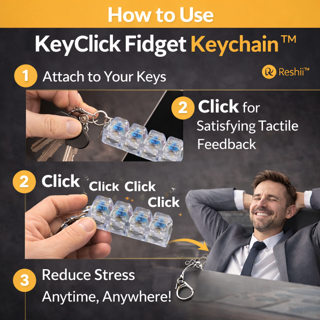 KeyClick Fidget Keychain™
